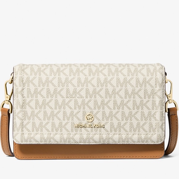 Michael Kors Jet Set Small Logo Smartphone Convertible Crossbody Bag, BNWT - Picture 4 of 7